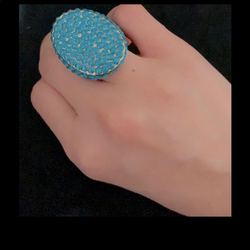 Dark Turquoise Stretchable Ring (NEW)